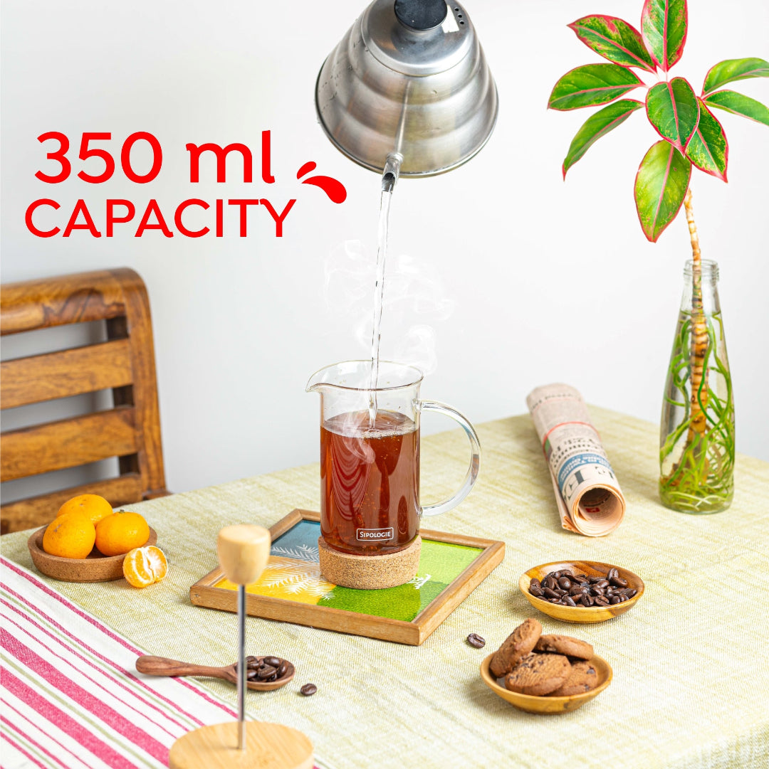 Kumaon French Press Coffee Maker - 350ml
