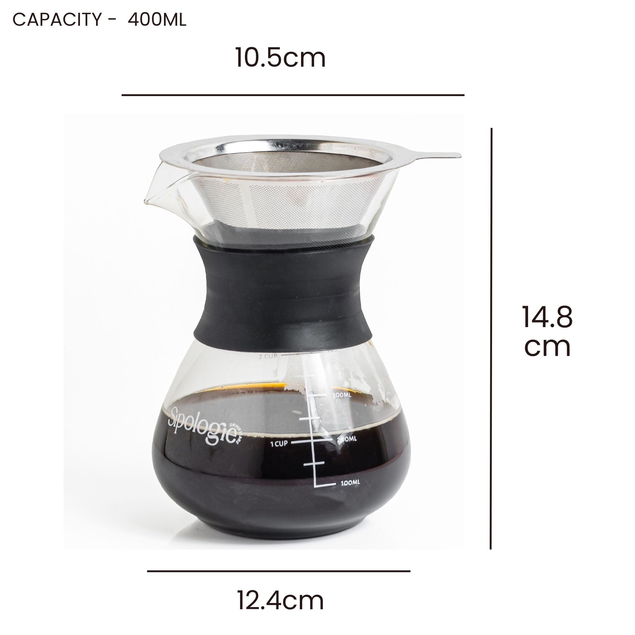 Illuminate Pour Over Drip Coffee Maker - 400ml