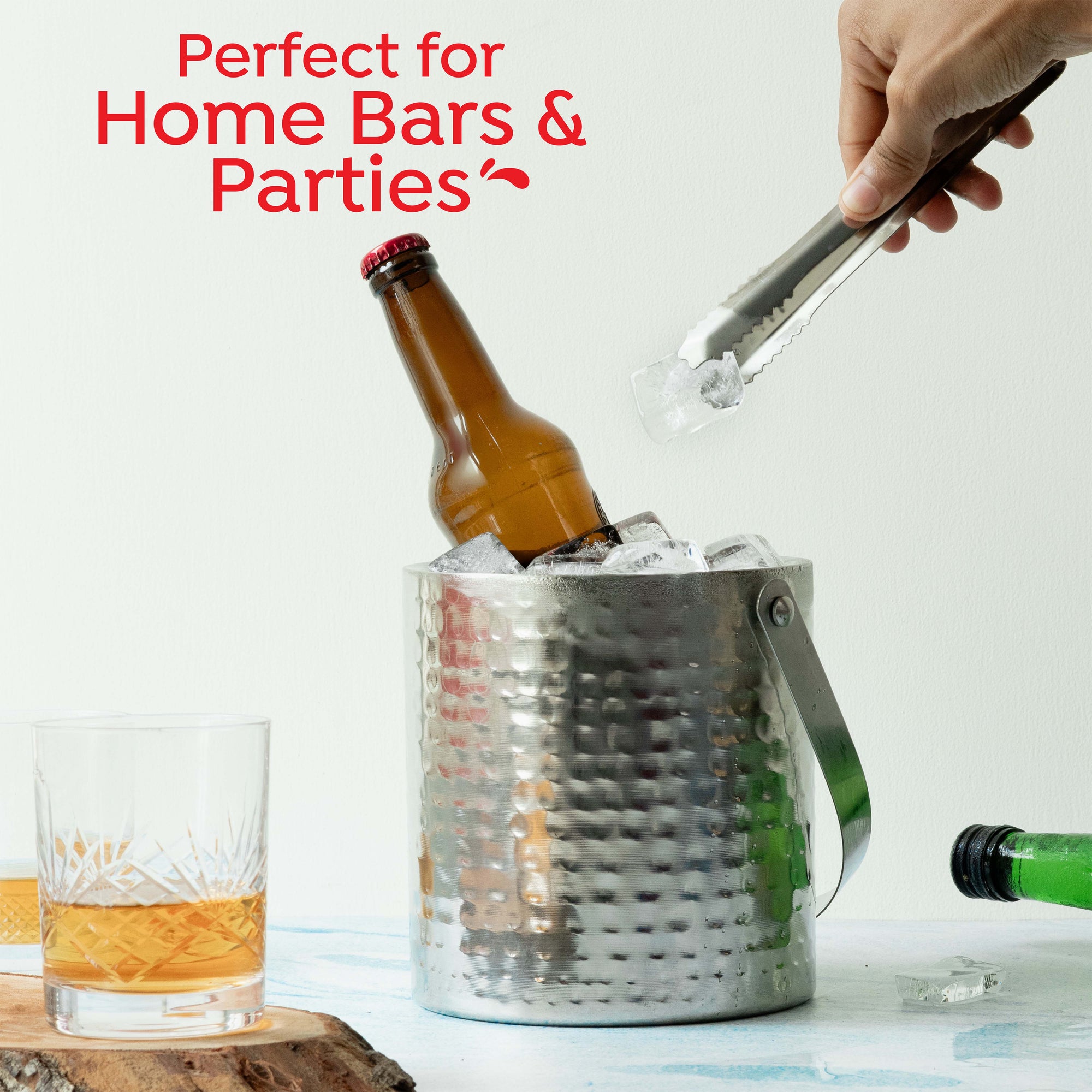 Hammered Ice Bucket - 1.5 Litre