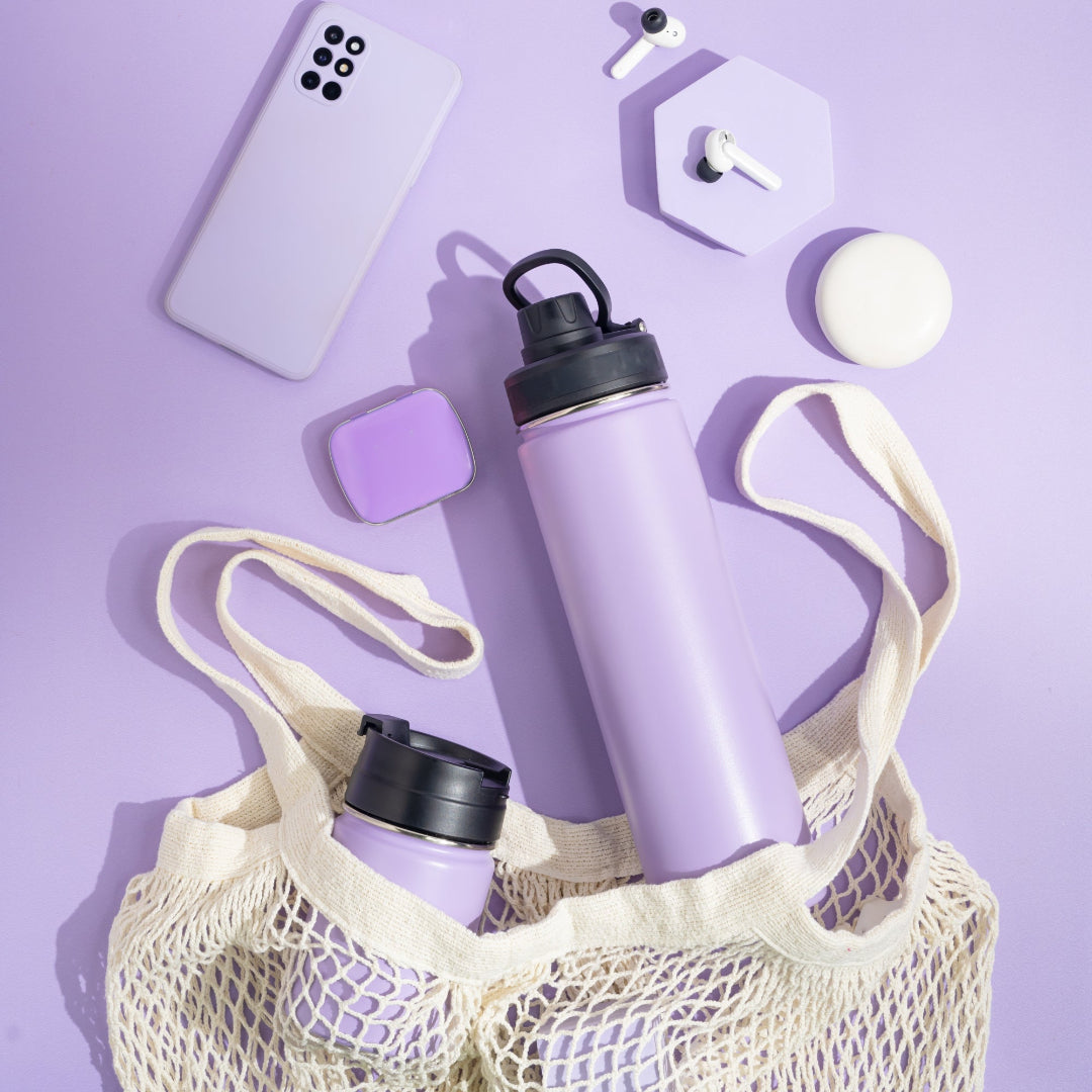 HydraFlow Insulated Bottle, Lilac - 720ml
