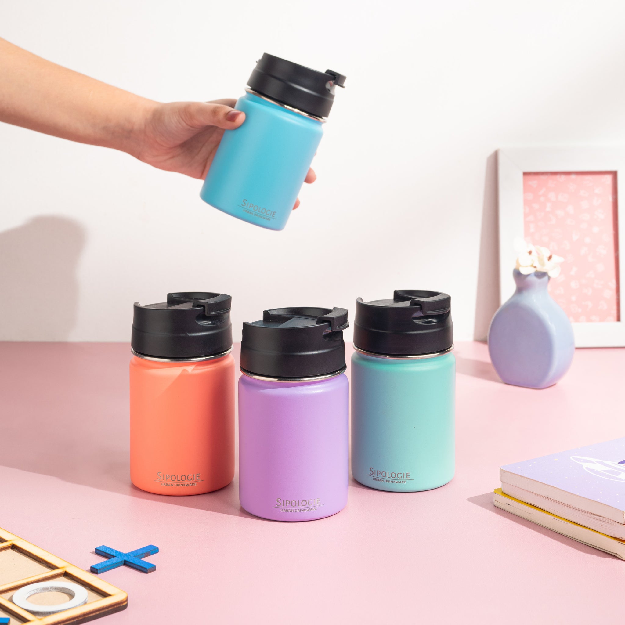 TravelBrew Insulated Tumbler, Lagoon Blue - 260ml