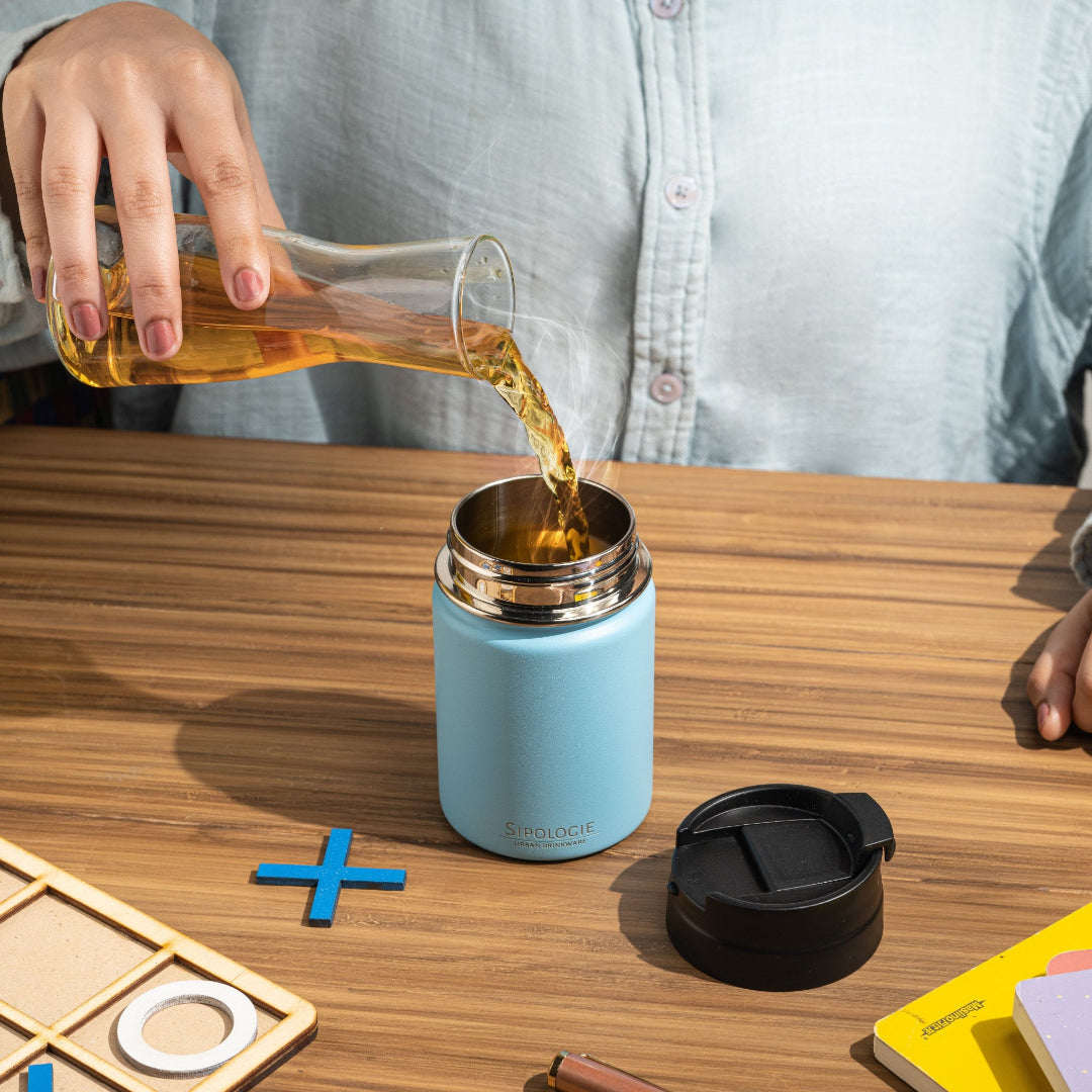 TravelBrew Insulated Tumbler, Lagoon Blue - 260ml