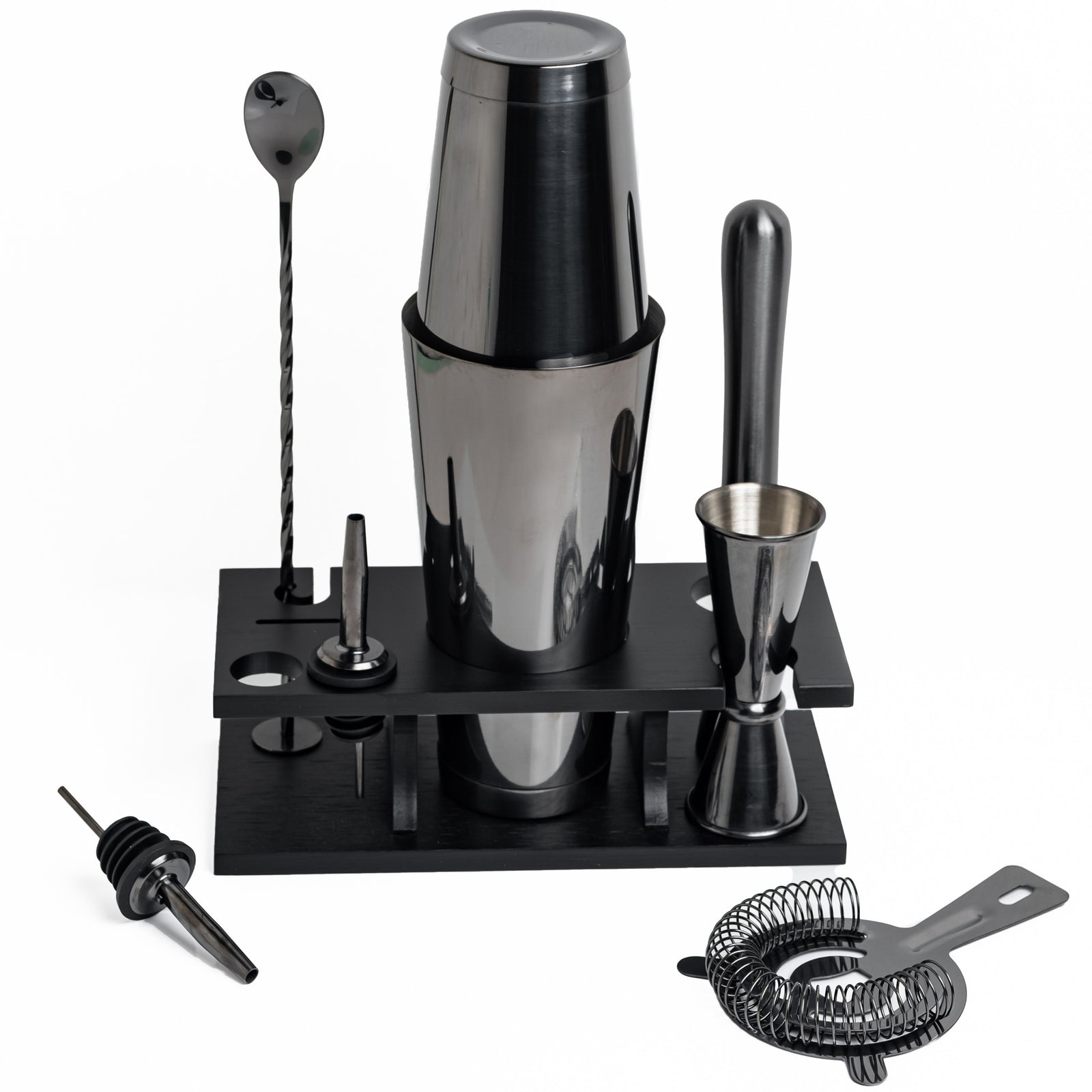 Professional Bar Set, Black - 9pc