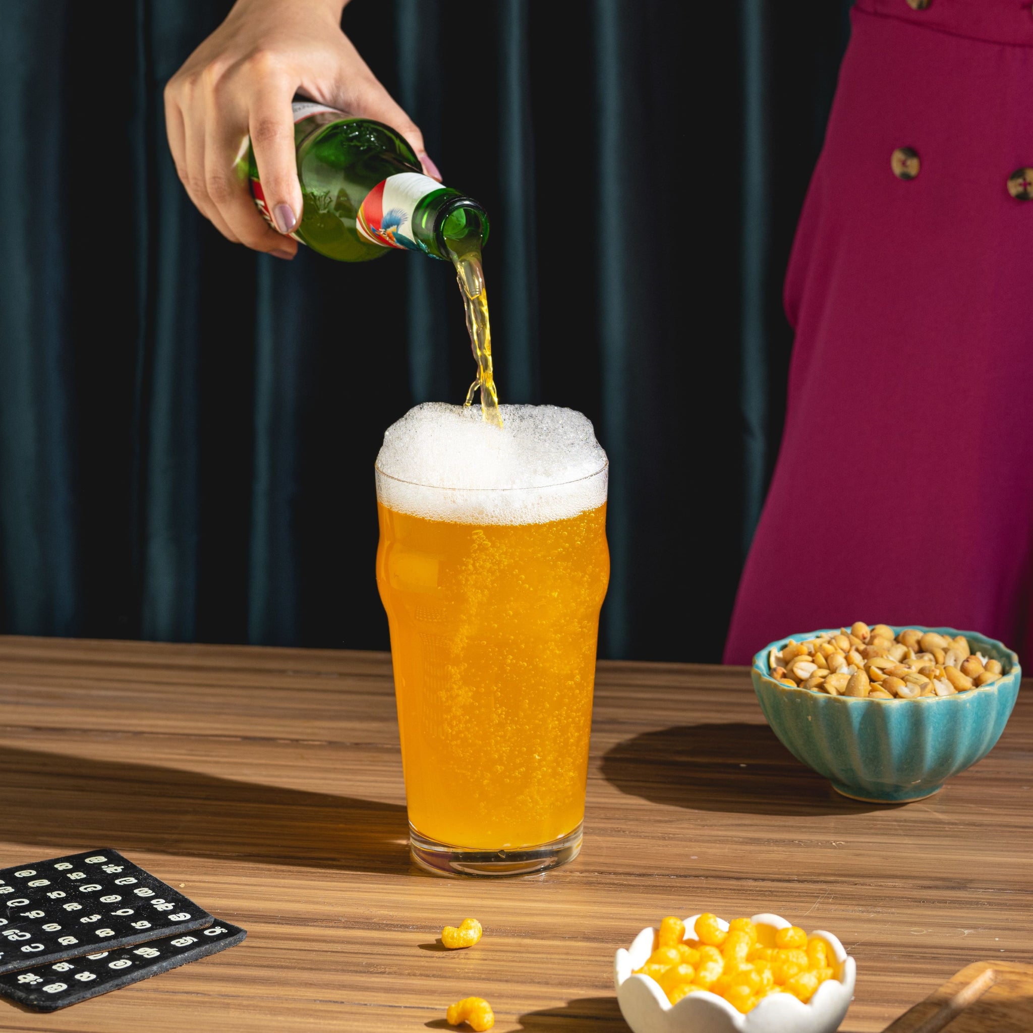 Imerial Pint Beer Glass - Set Of 2, 570ml