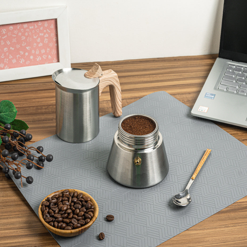 Java Induction Moka Pot Espresso Maker - 240 ml
