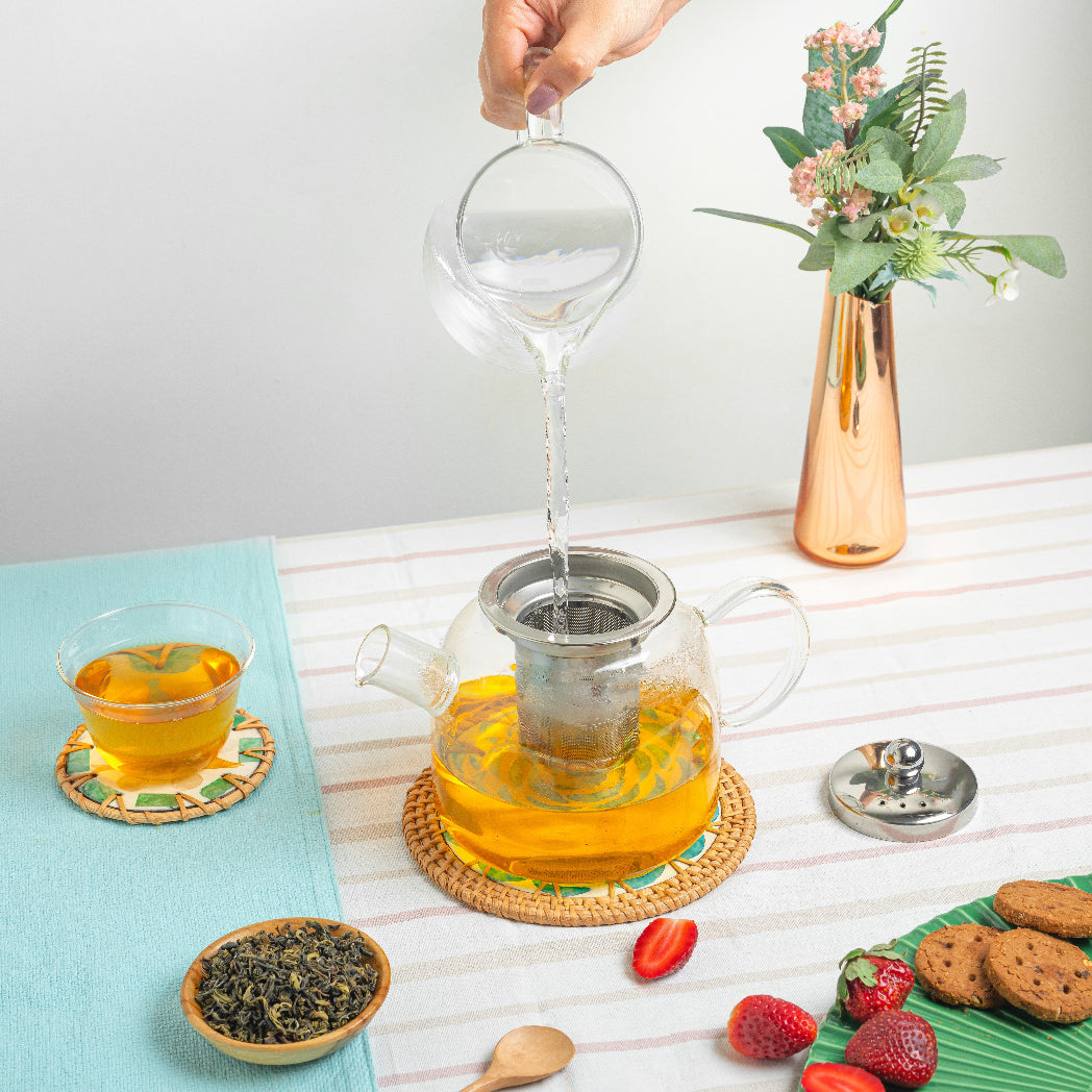 Inspire Glass Tea Pot with Infuser - 900 ml