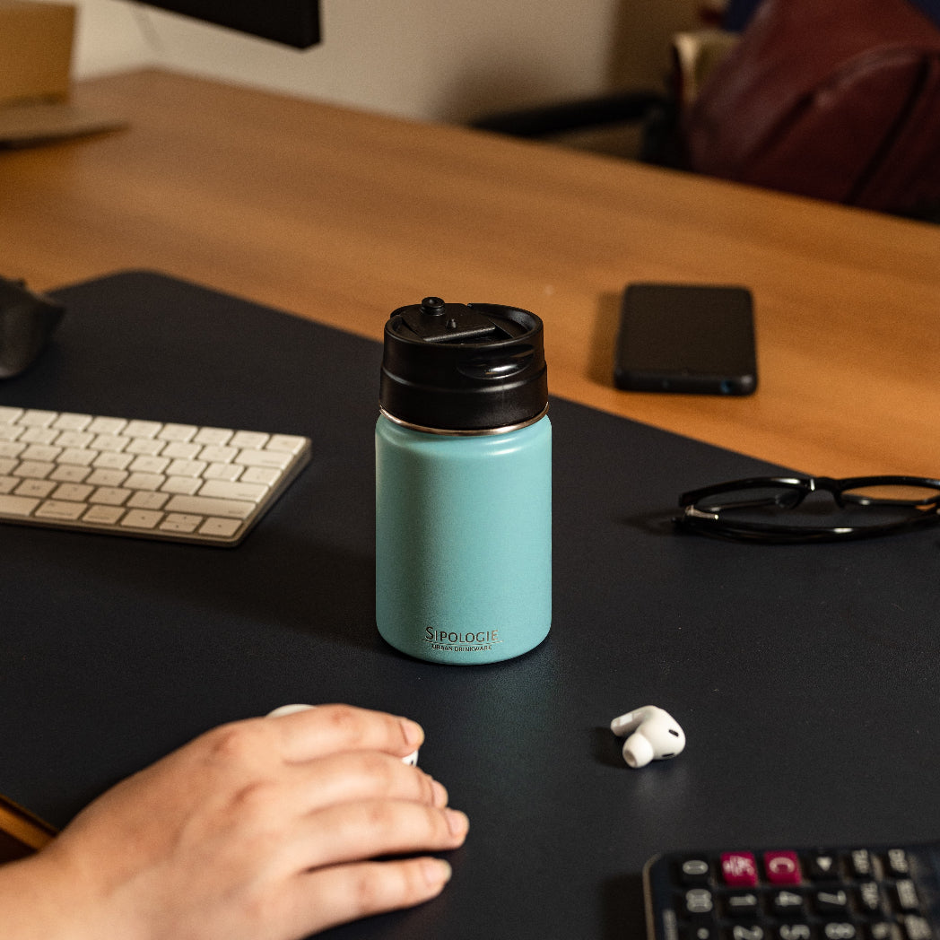 TravelBrew Insulated Tumbler, Lagoon Blue - 260ml