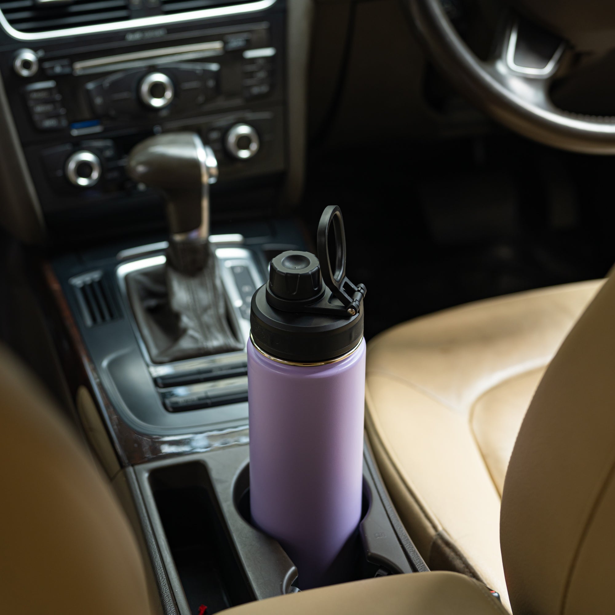 HydraFlow Insulated Bottle, Black - 720ml