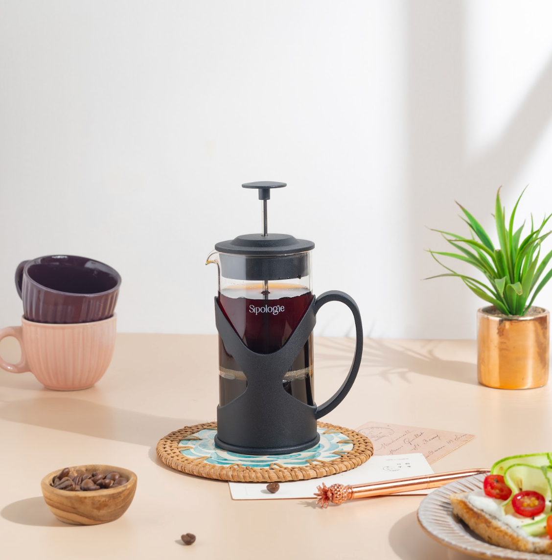 Classic French Press Coffee Maker - 350ml