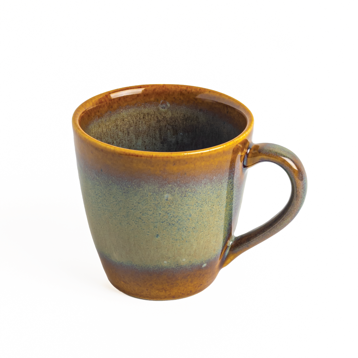 Artisan Ceramic Coffee Mug 280ml - Autumn Horizon ( Set of 2 )