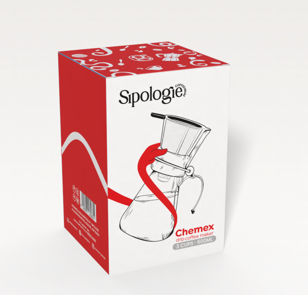 Chemex Pour Over Drip Coffee Maker - 600ml