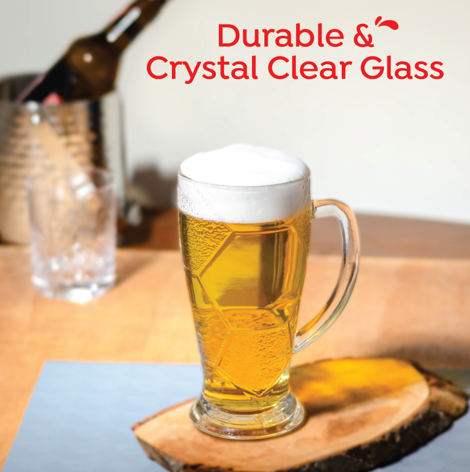 Golden Boot Beer Mug 570ml - Set of 2