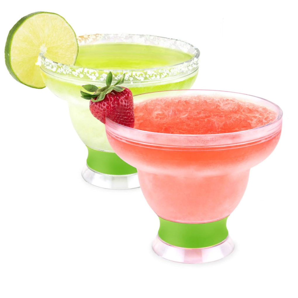 HOST Freeze Margarita Cups 12oz (355ml) - Green, Set of 2