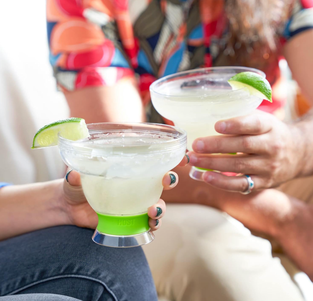 HOST Freeze Margarita Cups - Green, Set of 2