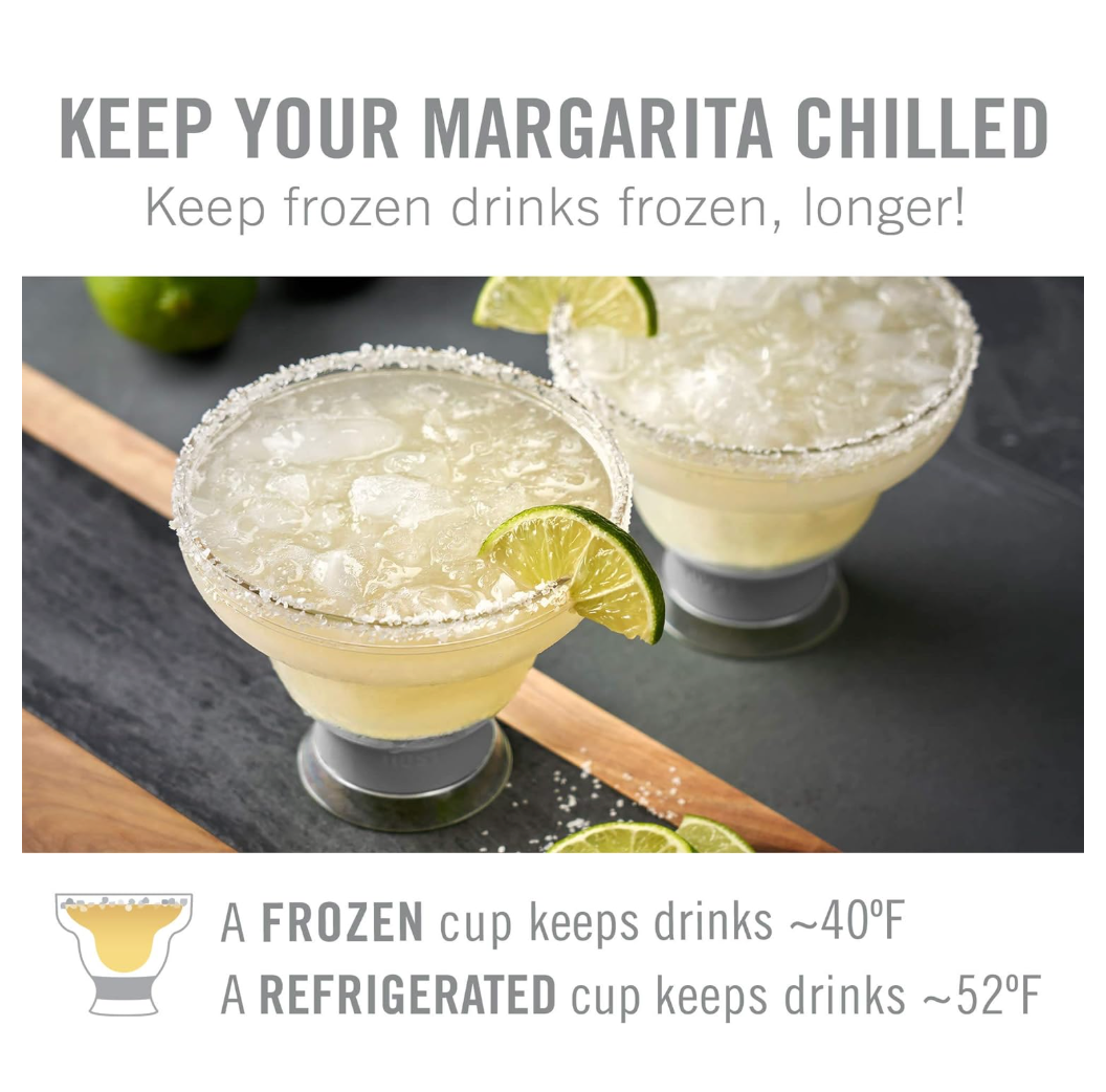 HOST Freeze Margarita Cups - Green, Set of 2