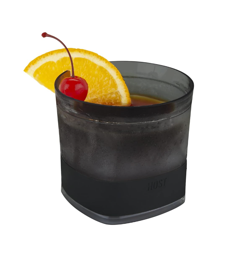 HOST Plastic Scotch Tumblers, 9 oz, Smoke Whiskey Glass-Set of 1