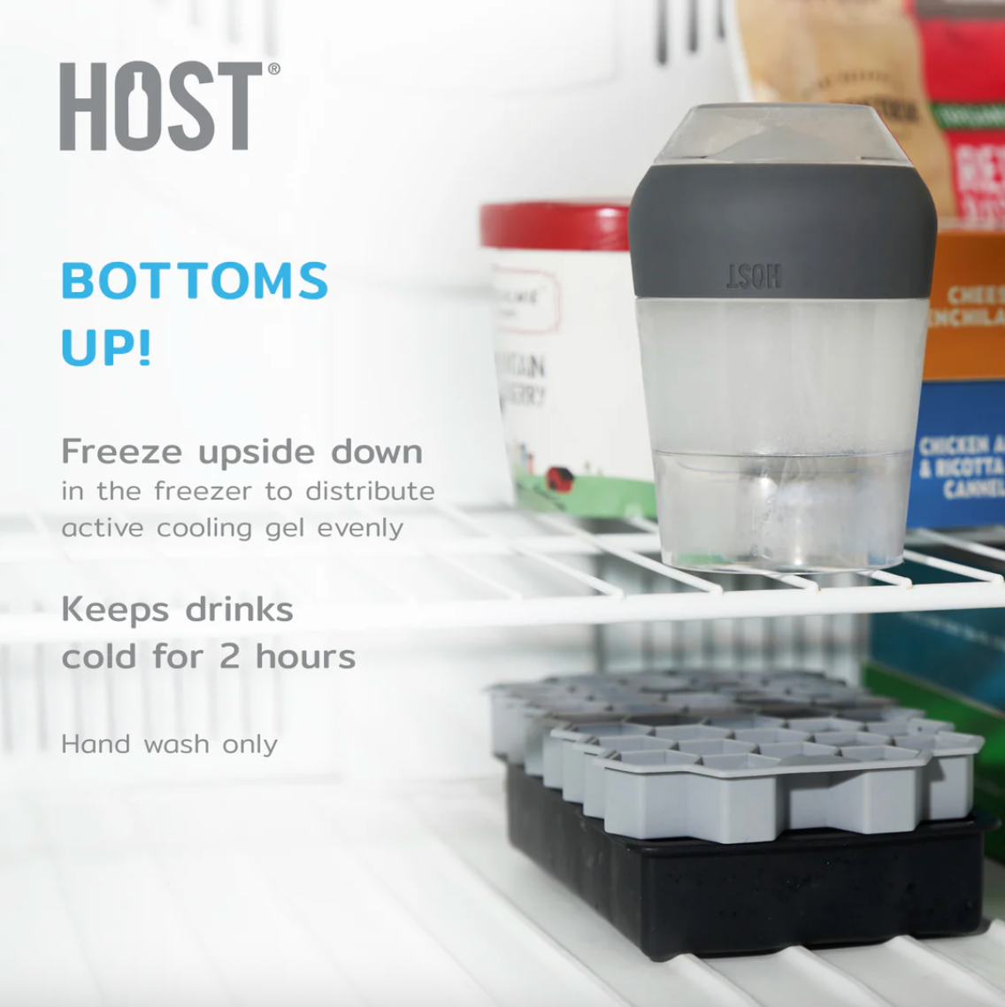 HOST Wine Freeze XL in Tinted Multicolour, Set Of 4
