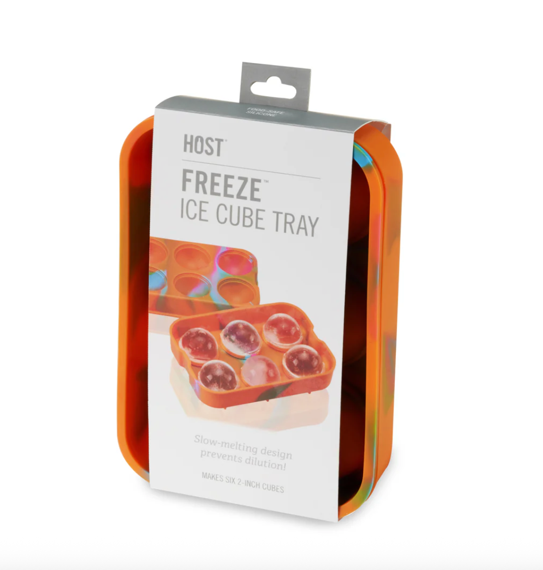 HOST Sphere Ice Cube Tray (6ct) - Coloured Marble