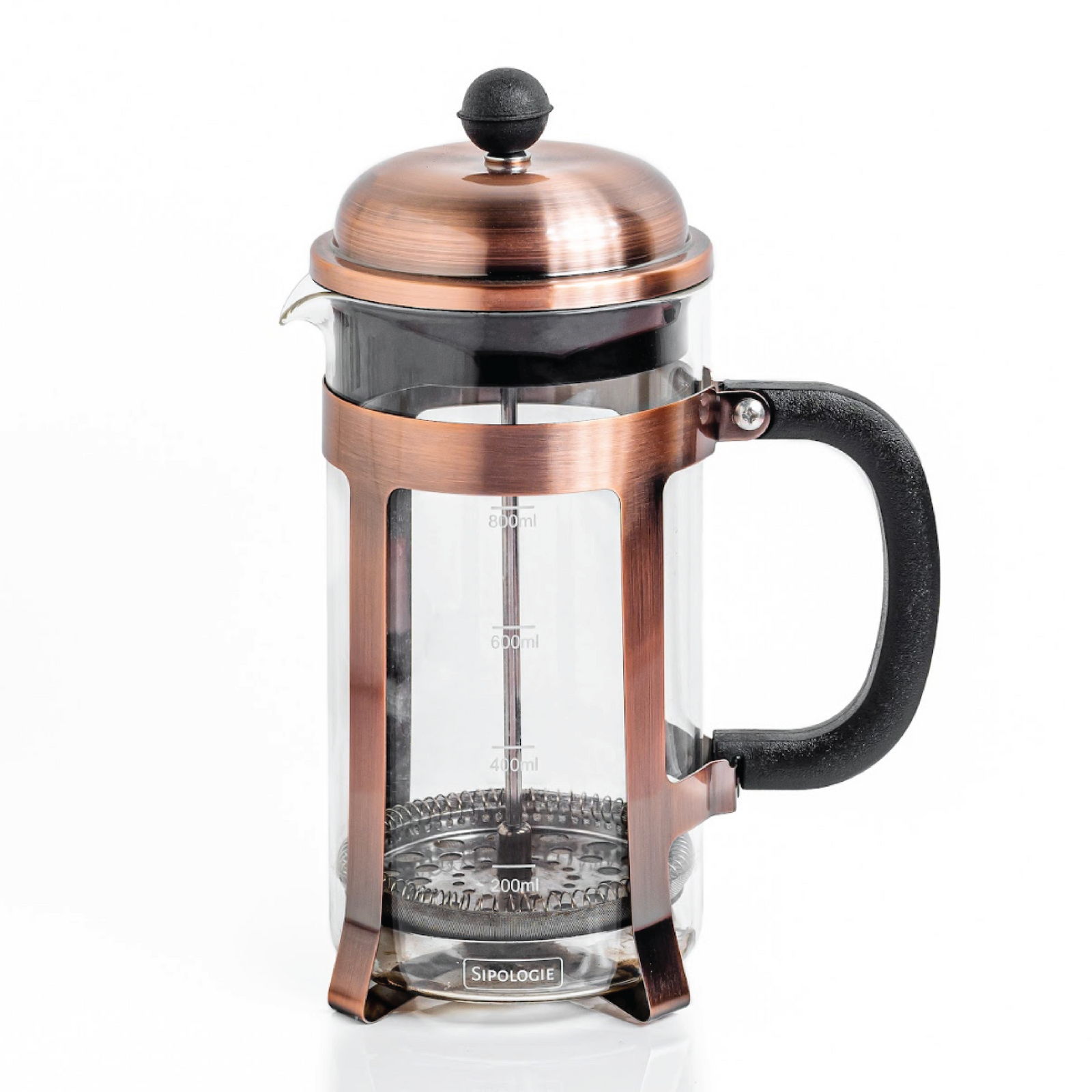 Vintage French Press Coffee Maker, Copper 1000ml