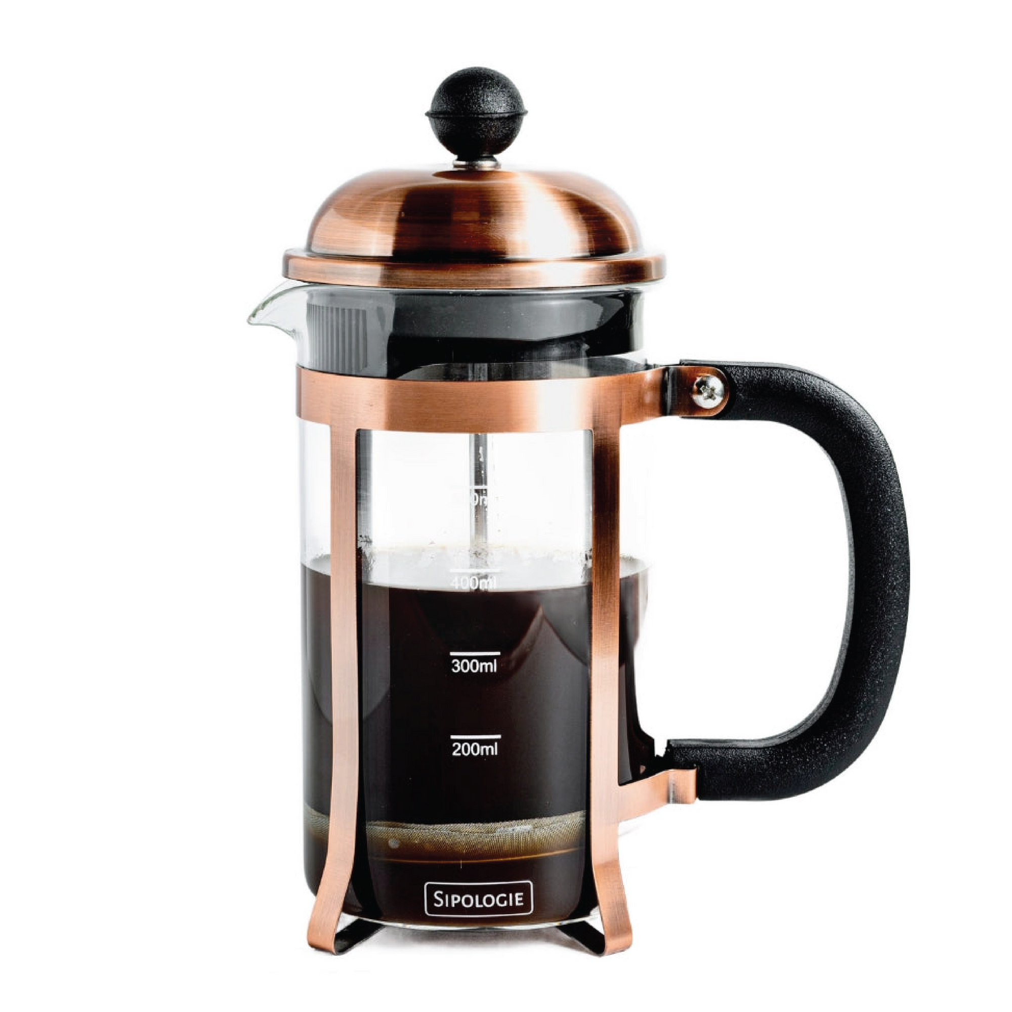 Vintage French Press Coffee Maker, Copper - 600ml