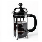Vintage French Press Coffee Maker, Silver - 600ml