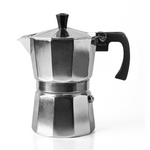 Roma Moka Pot Espresso Maker, Silver - 180 ml