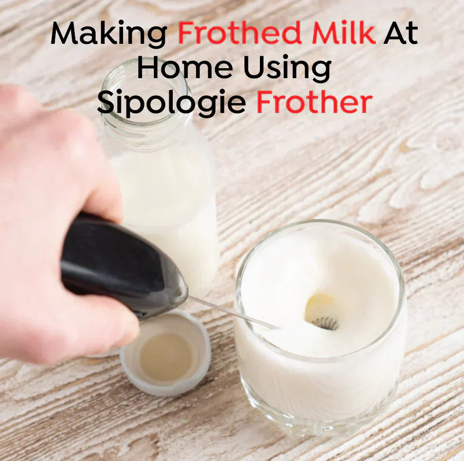 Froth Like a Pro at Home using Milk Frother