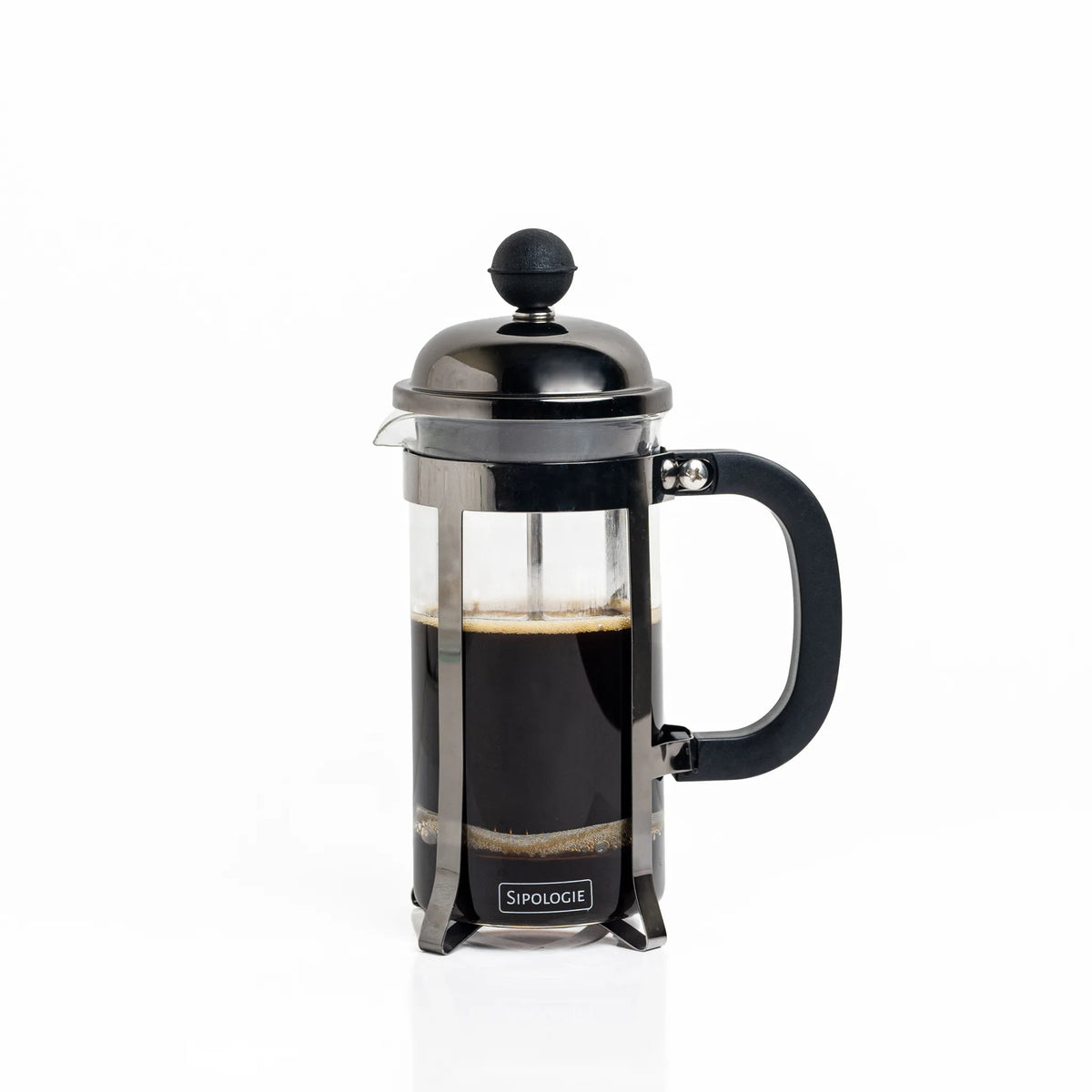 Vintage French Press Coffee Maker — Black, 350ml