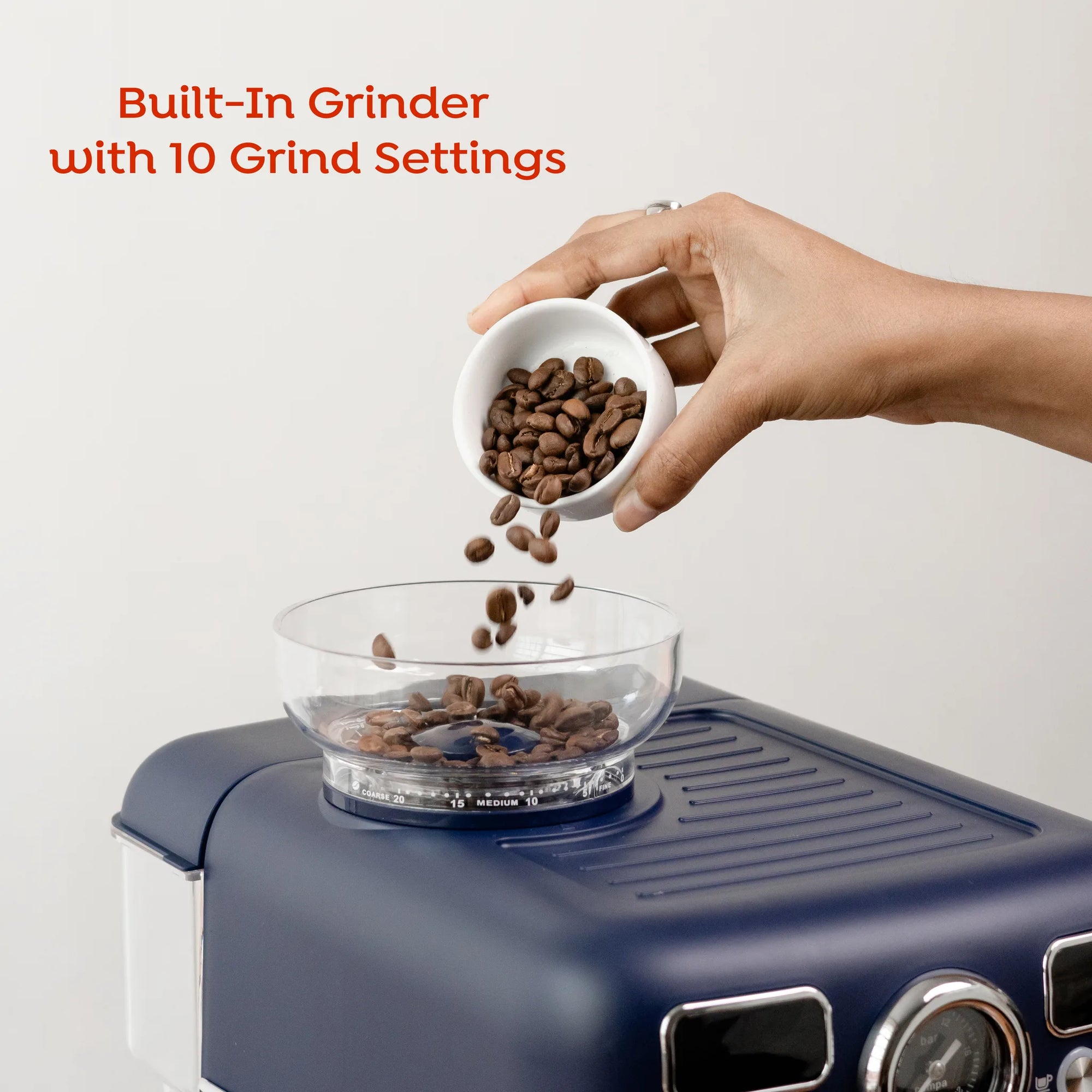 Cafe Maestro PRO Espresso Machine (with In-Built Grinder)