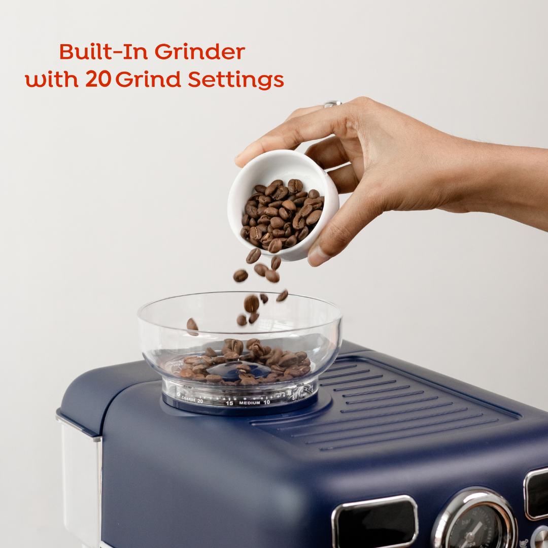 Cafe Maestro PRO Espresso Machine (with In-Built Grinder)