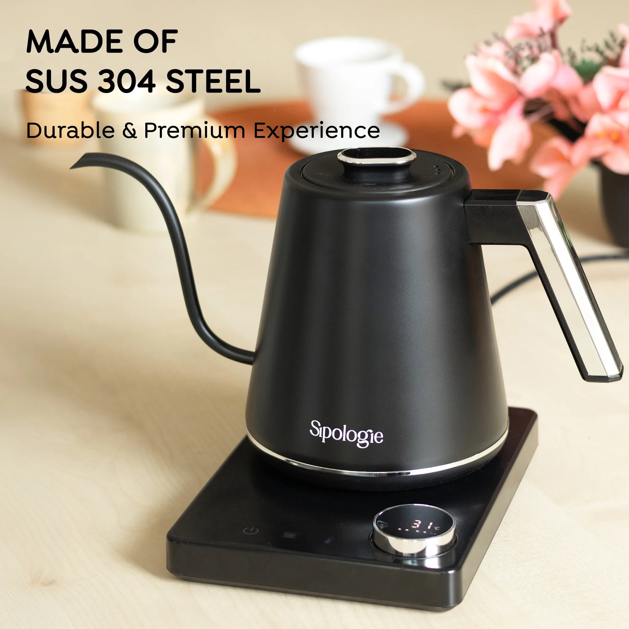 Sipologie Precision Gooseneck Kettle SE - 1000ml