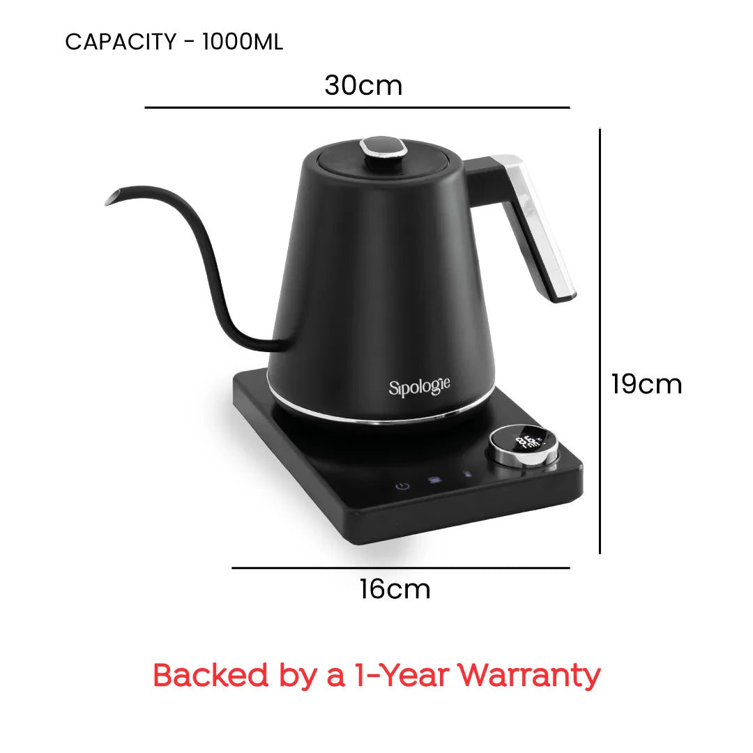 Sipologie Precision Gooseneck Kettle SE - 1000ml