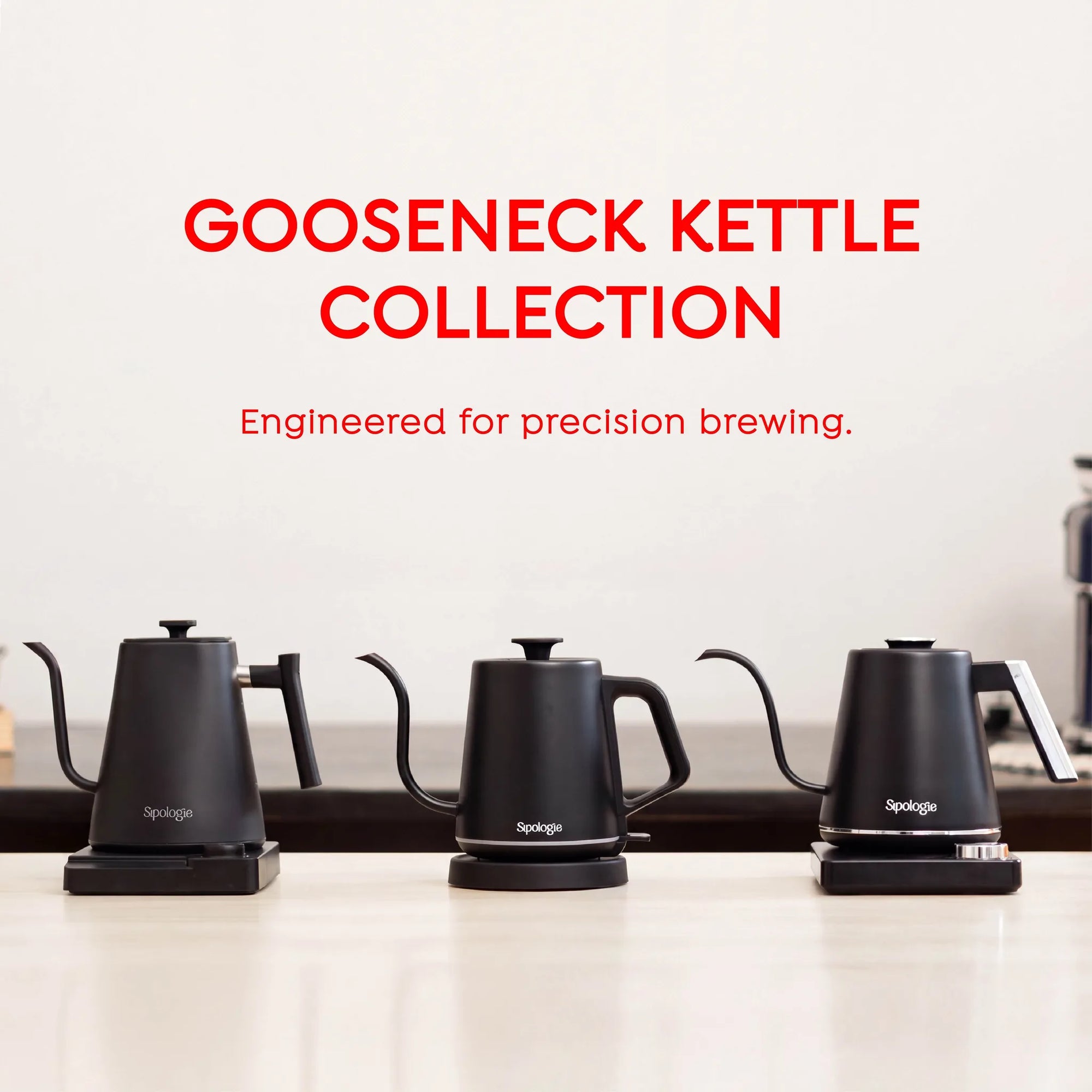 Sipologie Precision Gooseneck Kettle SE - 1000ml