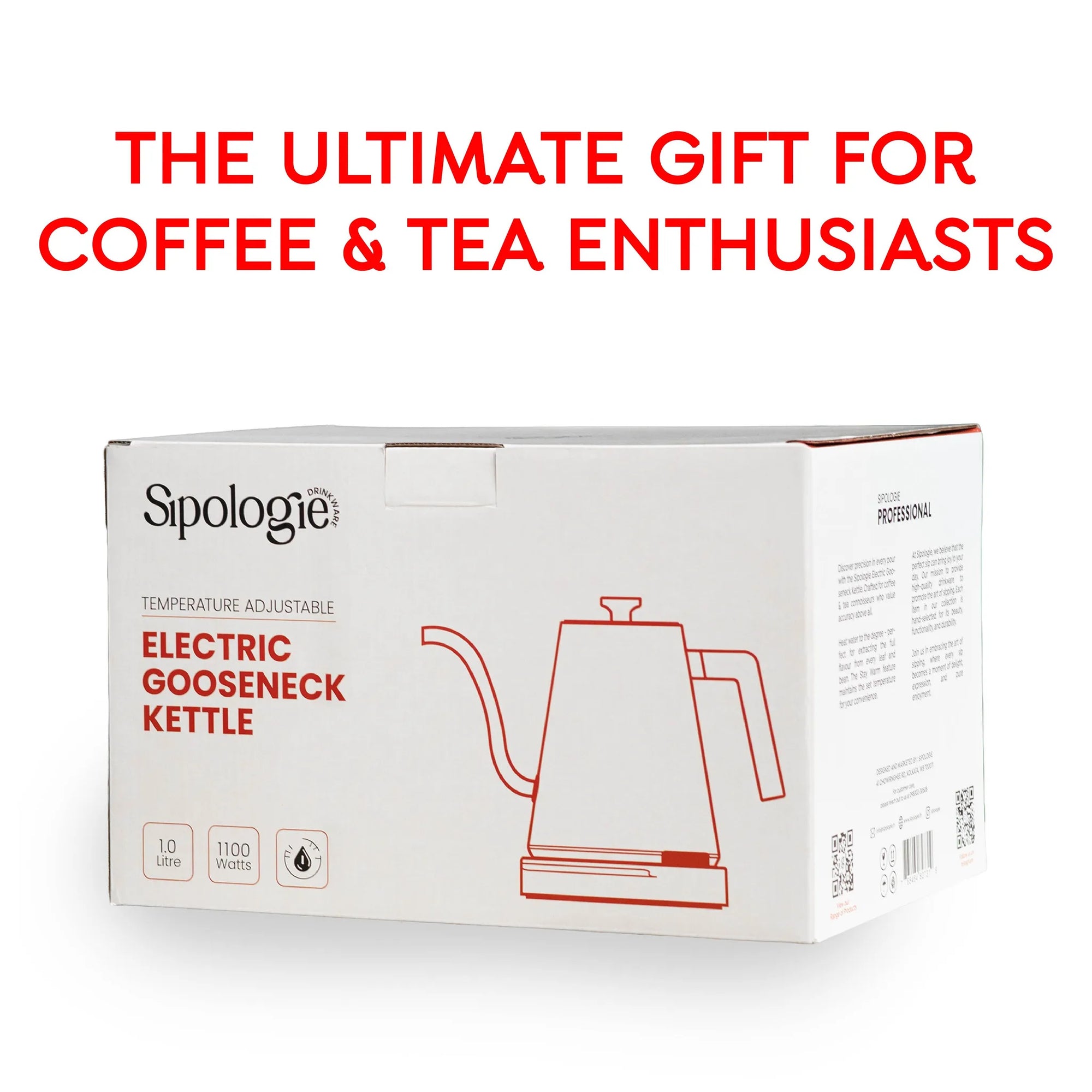 Sipologie Precision Gooseneck Kettle SE - 1000ml