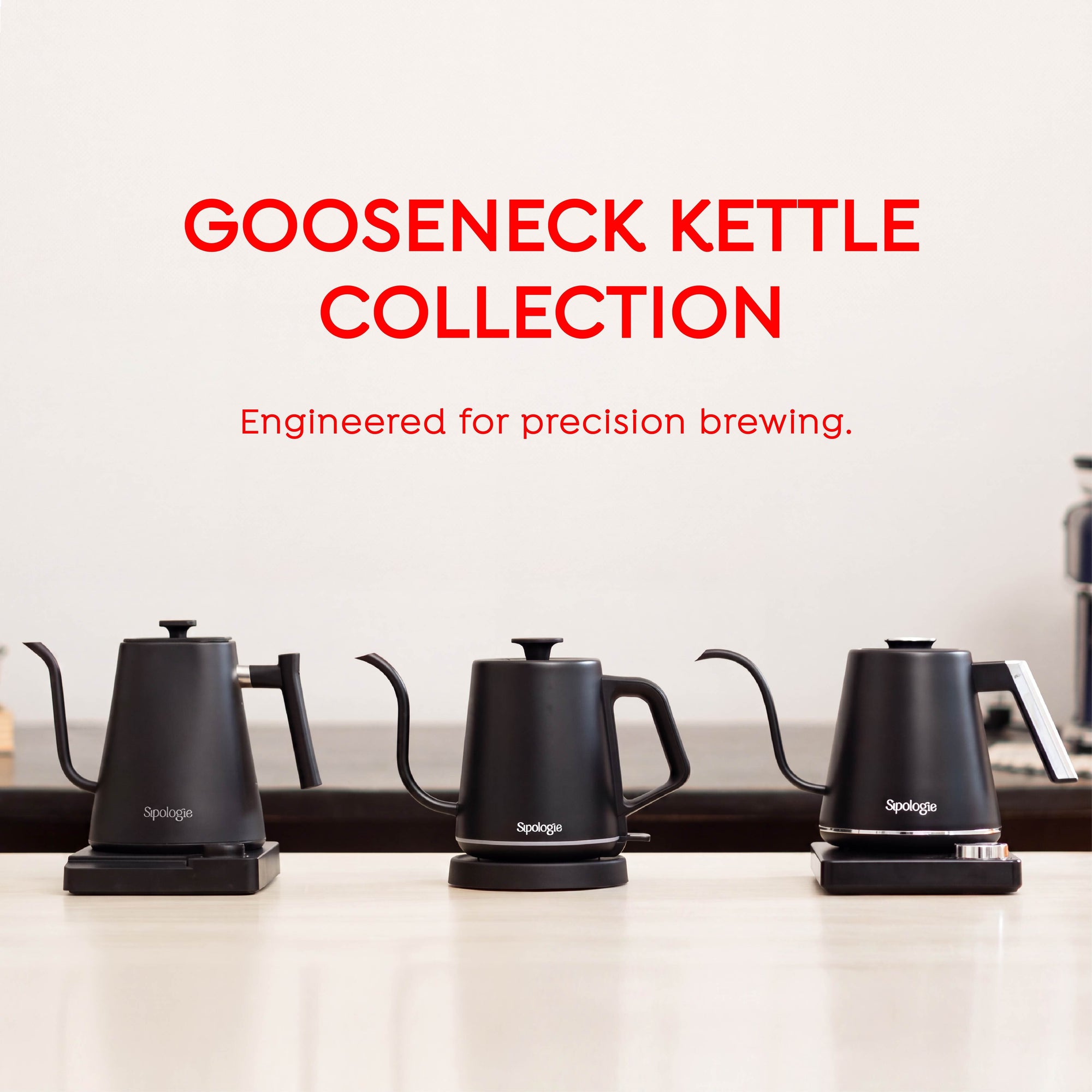 Sipologie Precision Gooseneck Kettle SE - 1000ml