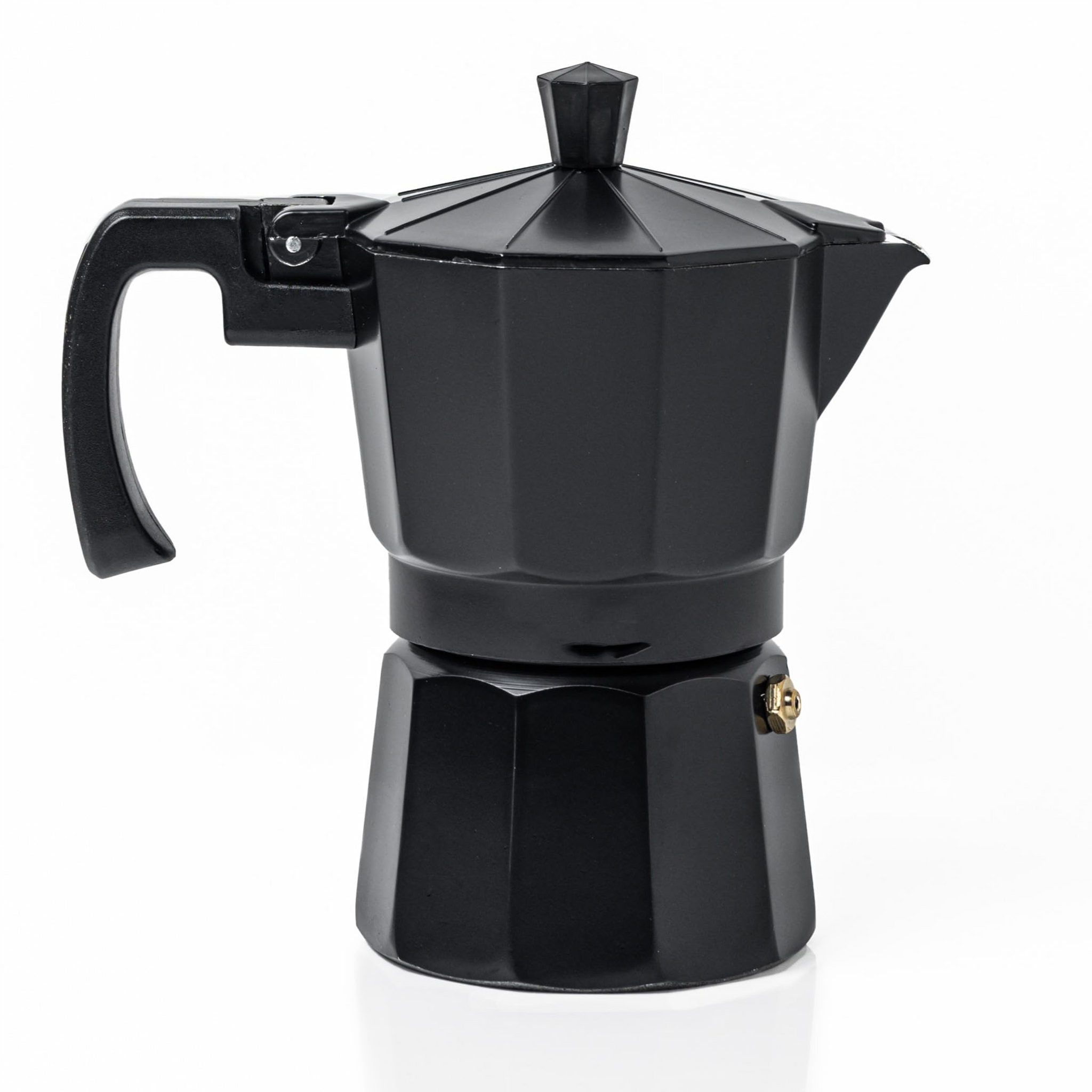 Roma Moka Pot Espresso Maker, Black - 180 ml (CUSTOMISATION)