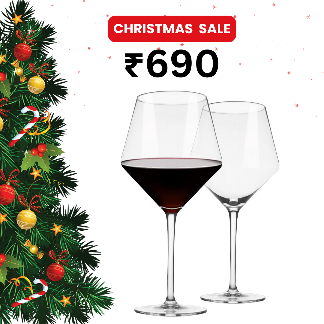 Burgundry Red Wine Glass 700ml - Set of 2