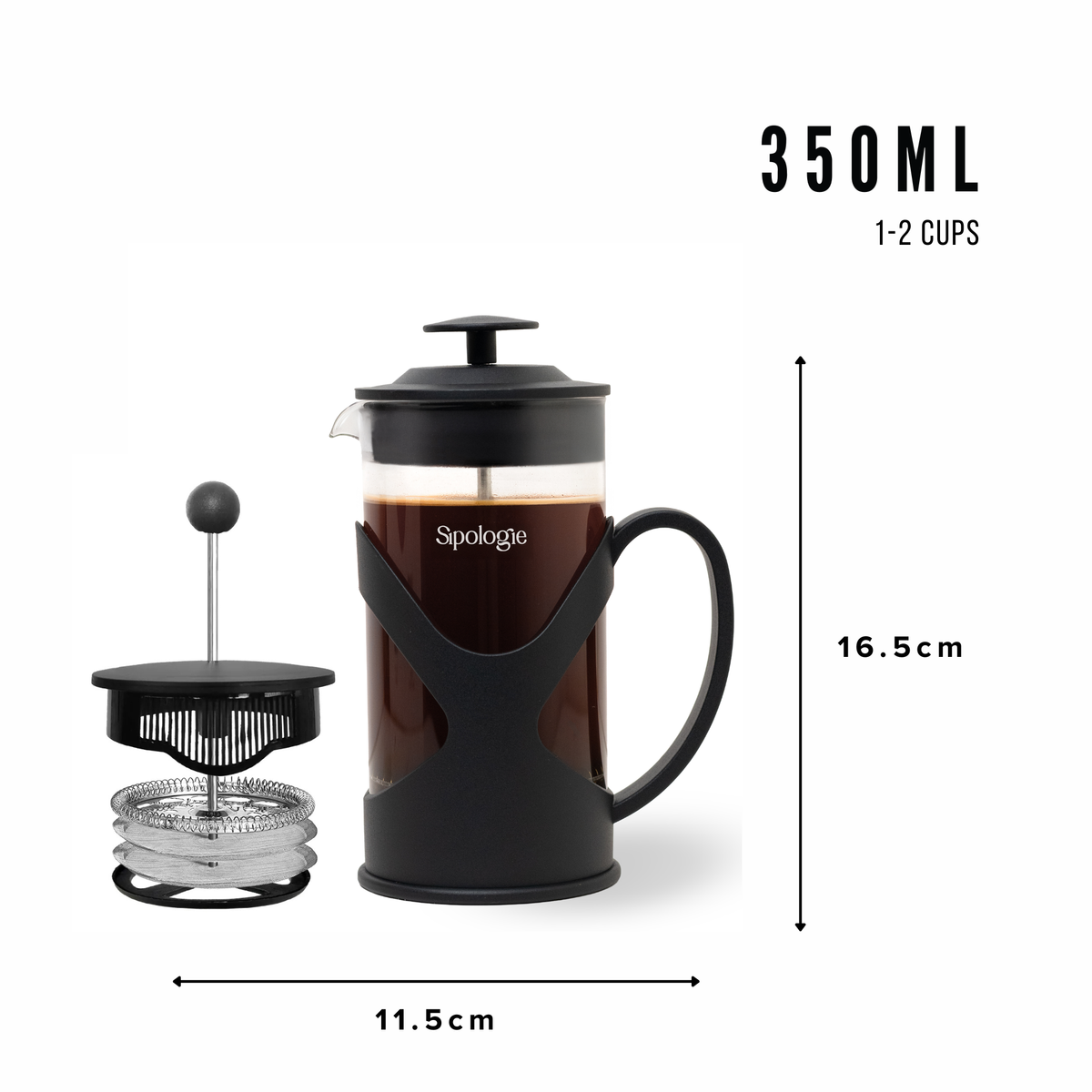 Classic French Press Coffee Maker — 350ml