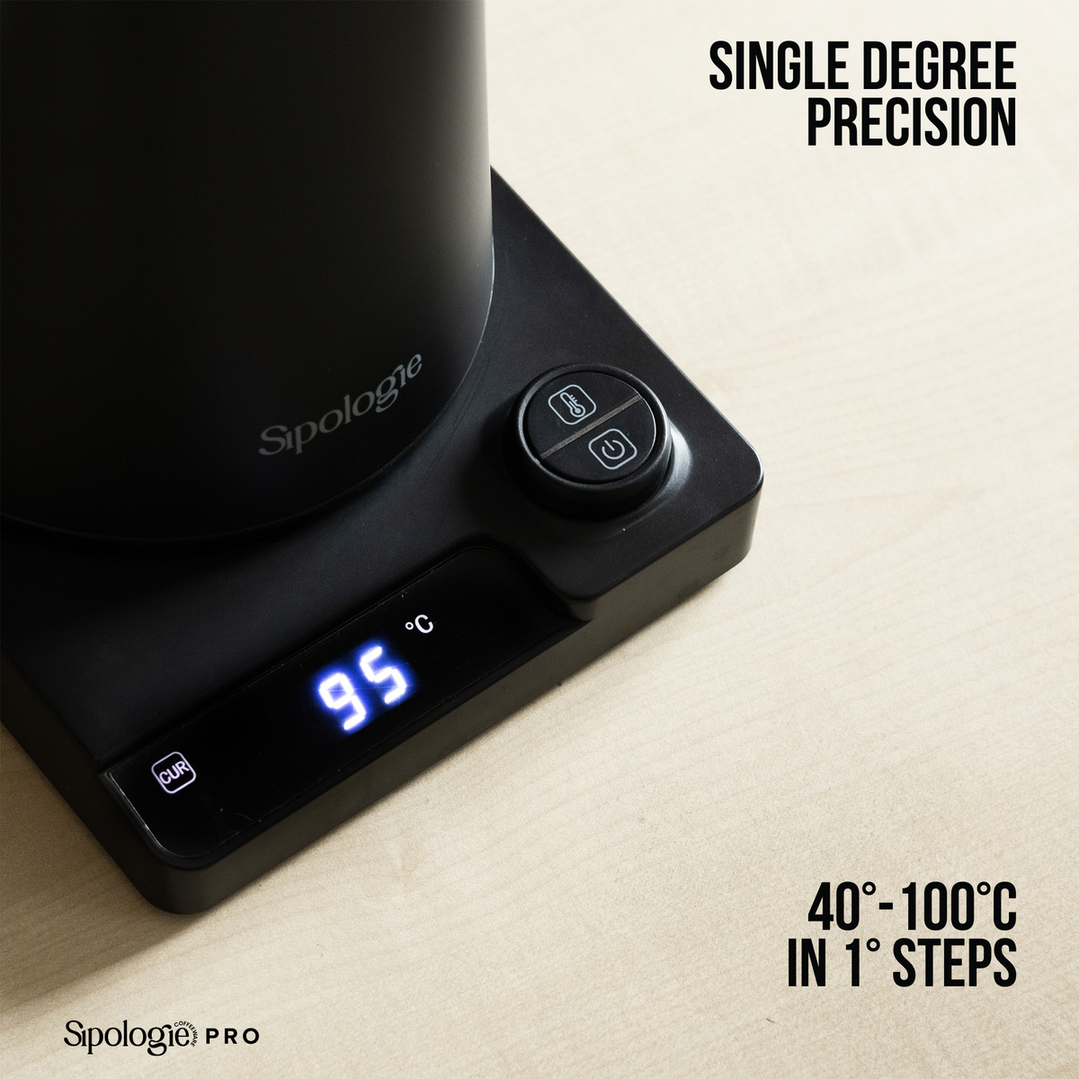 Sipologie Precision Electric Gooseneck Kettle - 1000ml