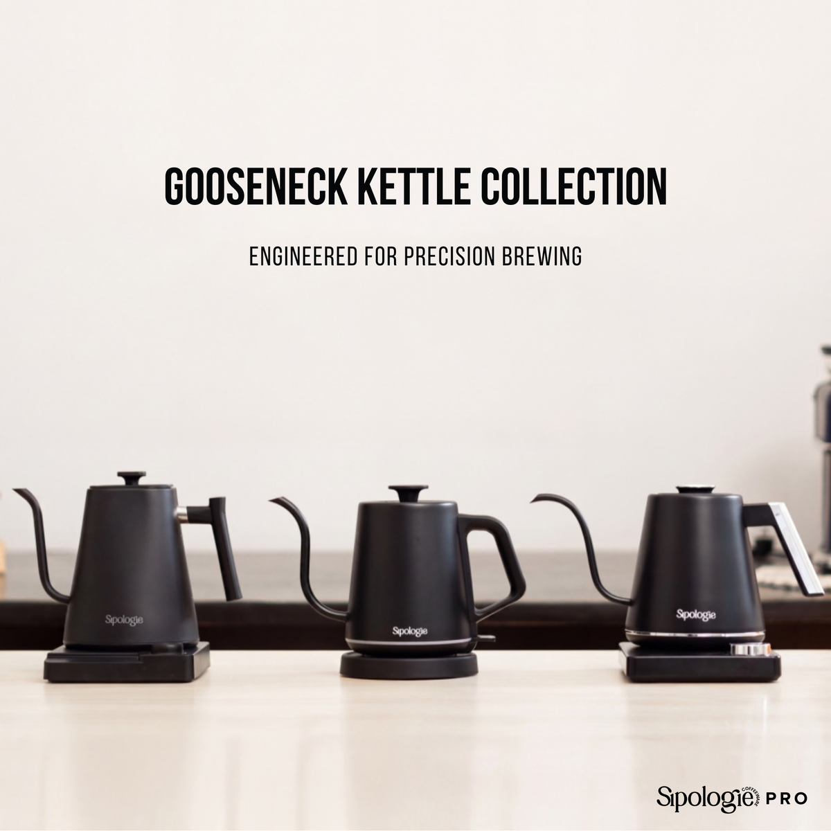 Sipologie Flow Electric Gooseneck Kettle - 800ml
