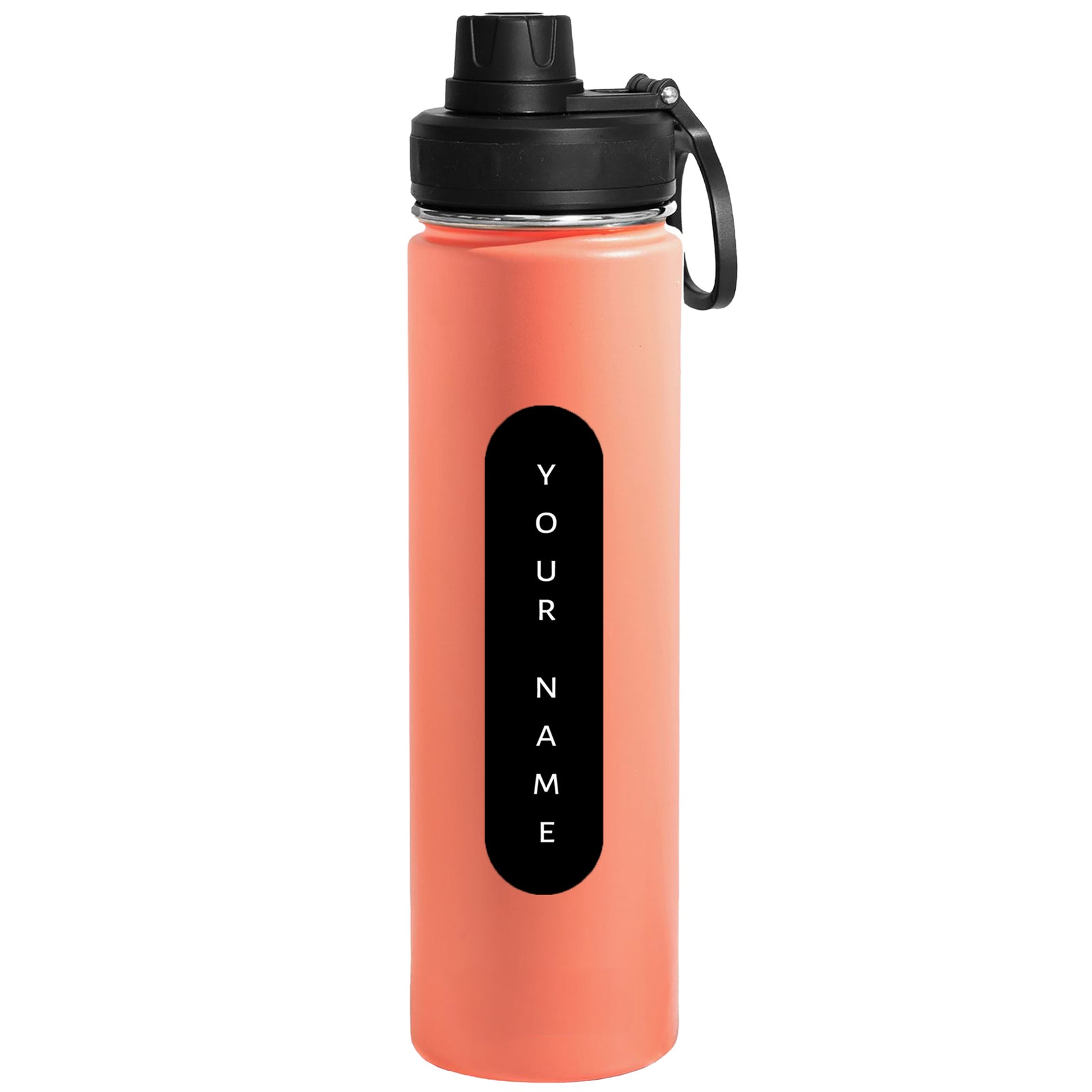 HydraFlow Insulated Bottle, Coral - 720ml (Personalised)