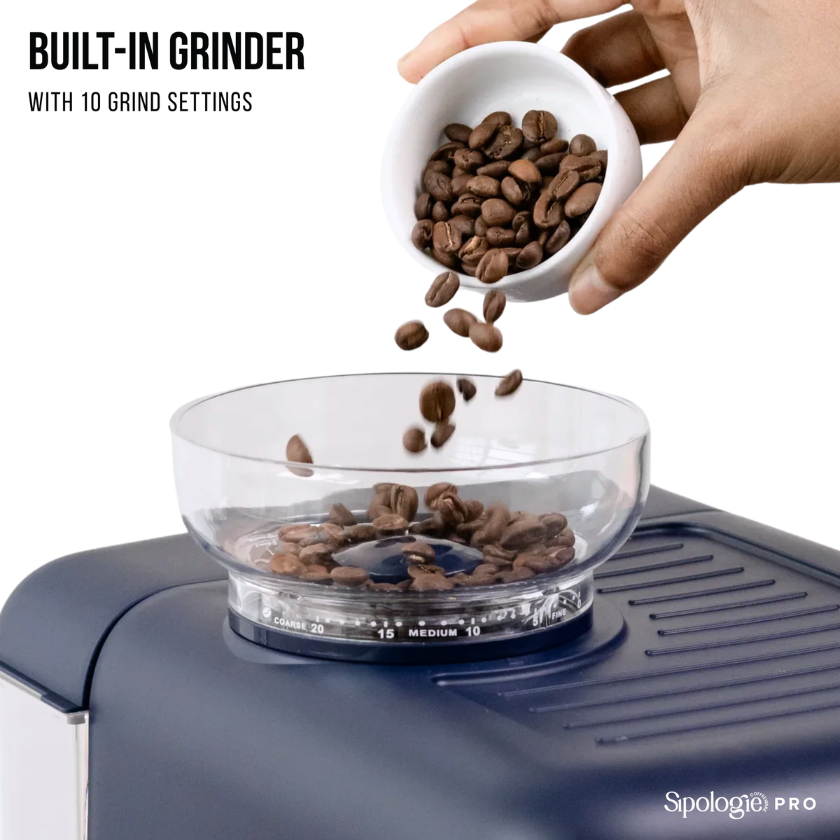 Cafe Maestro PRO Espresso Machine (with In-Built Grinder)