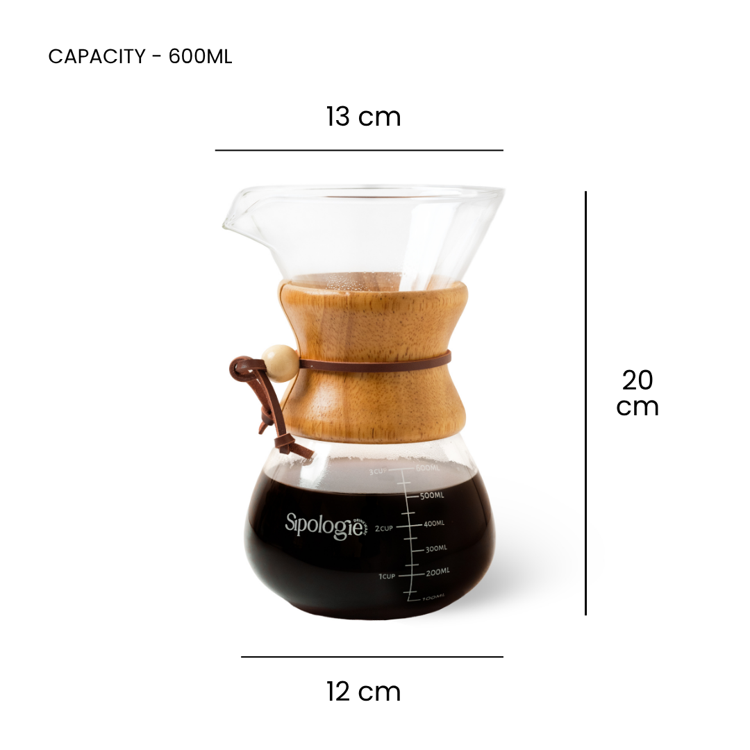 Illuminate Pour Over Drip Coffee Maker - 600ml