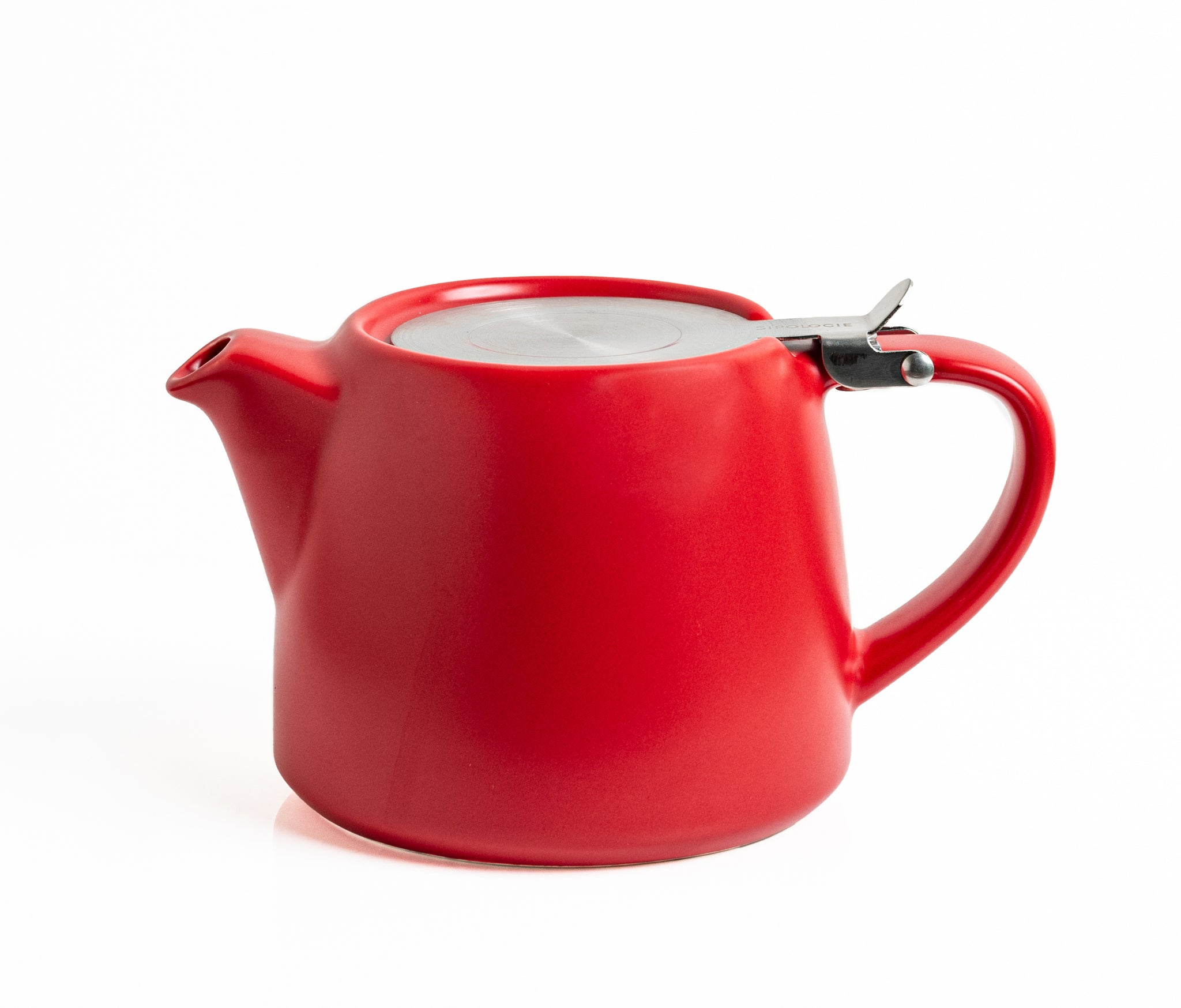 Artisan Ceramic Tea Pot, Red - 400ml