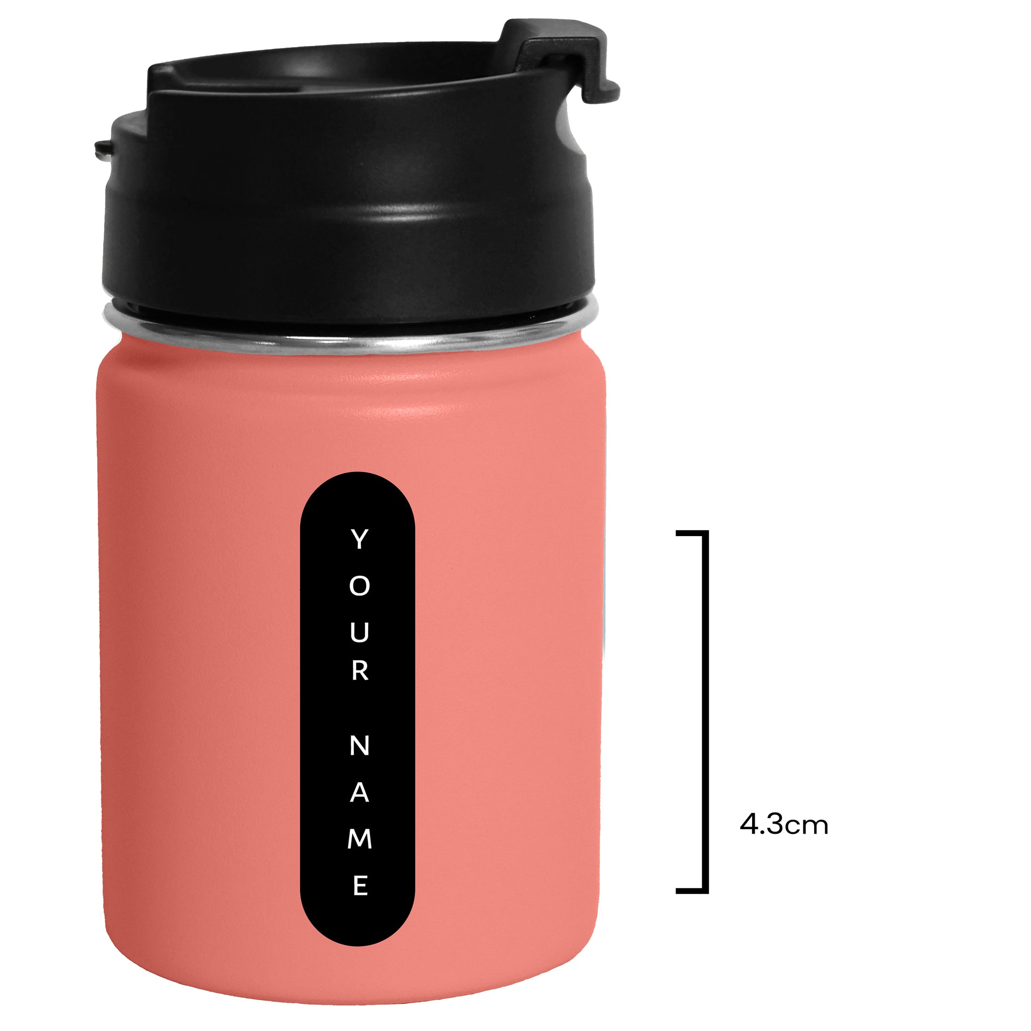 TravelBrew Insulated Tumbler, Coral - 260ml (Personalised)