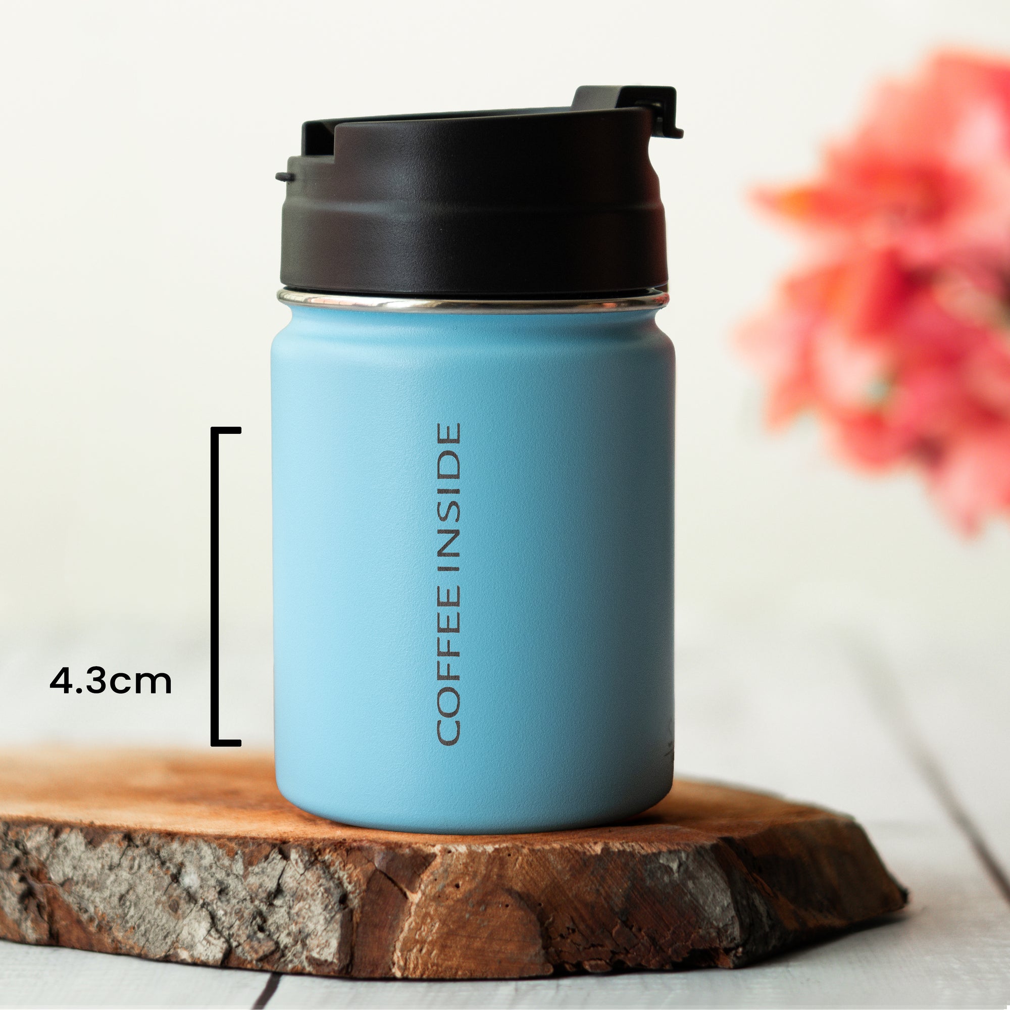 TravelBrew Insulated Tumbler, Lagoon Blue - 260ml (Personalised)