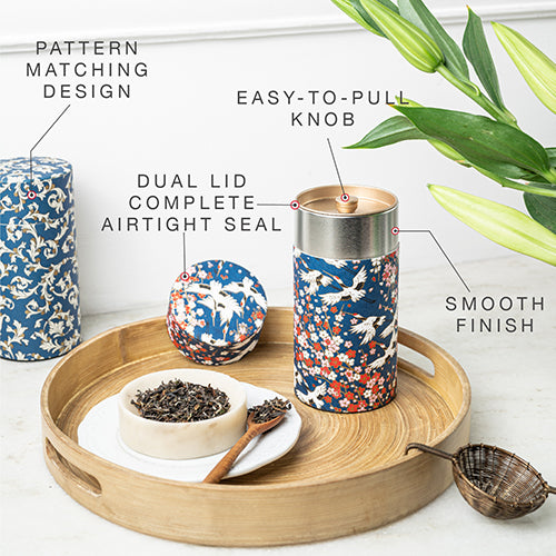 Washi Tea Coffee Sugar Container