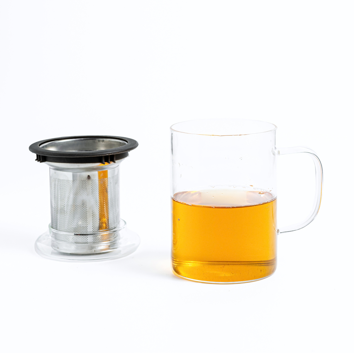 Inspire Glass Tea Mug with Infuser - 350ml