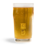 Imperial Pint Beer Glass 570ml - Set Of 1, Wish You Were Beer