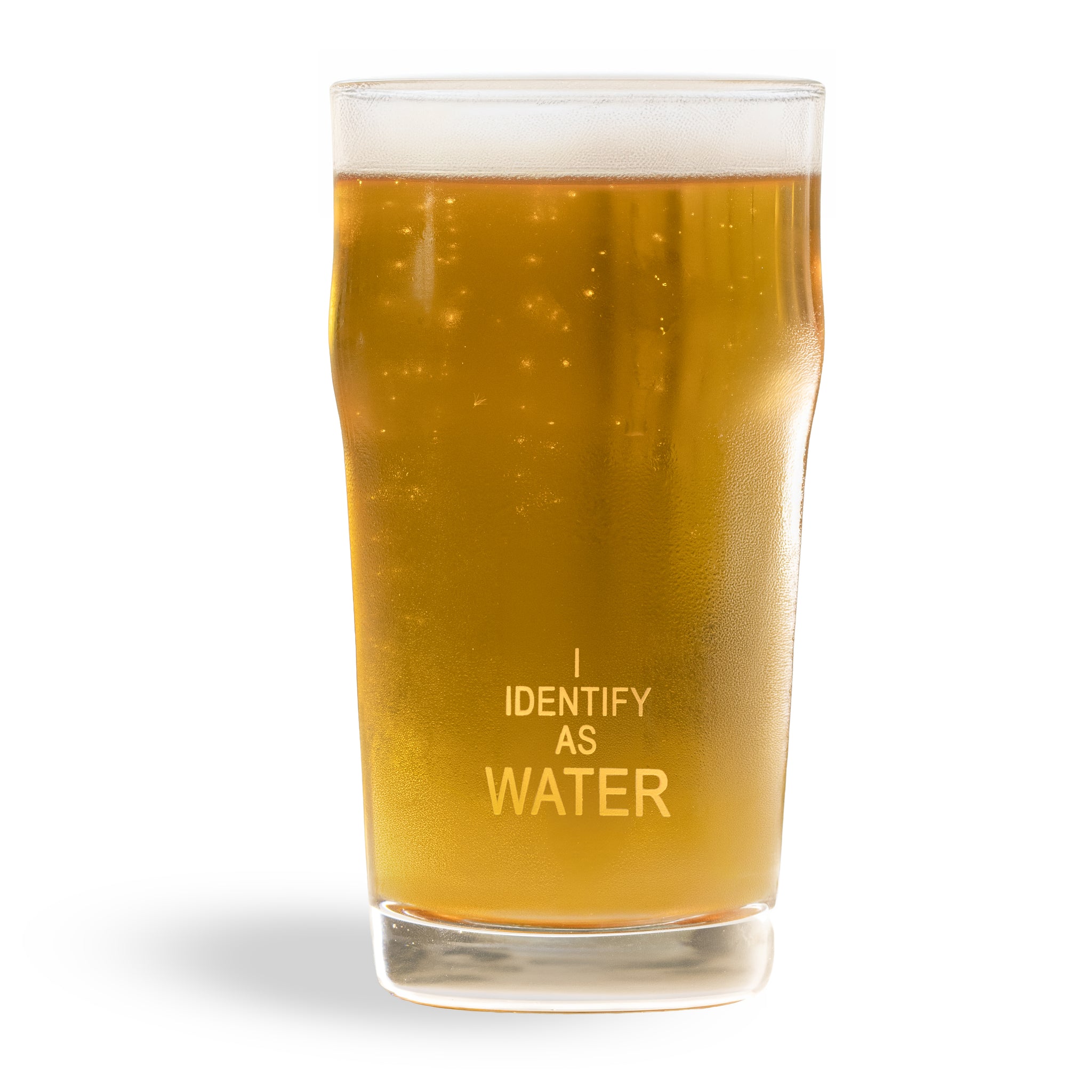 Imperial Pint Beer Glass 570ml - Set Of 1, Identify As Water